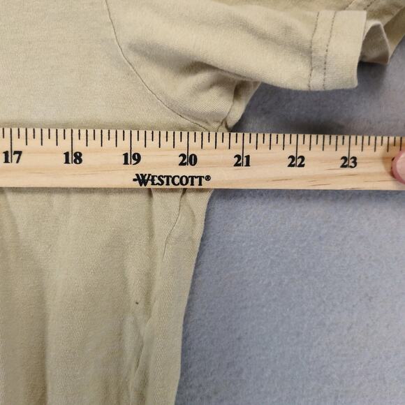 Volcom Skater Graphic T-Shirt Men's L Livin' Till Death Beige Streetwear Grunge - Picture 5 of 10